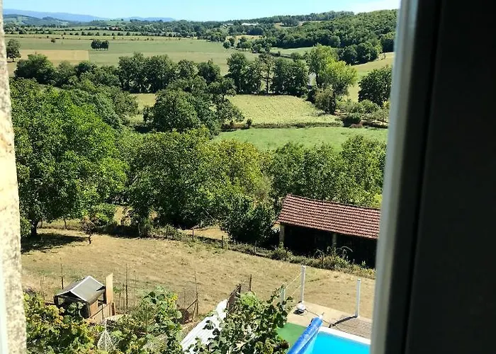 Maison Avec Vue Exceptionnelle Et Piscine Privative * Saint-Félix-de-Lunel