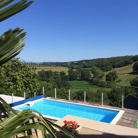 Maison Avec Vue Exceptionnelle Et Piscine Privative Saint-Félix-de-Lunel